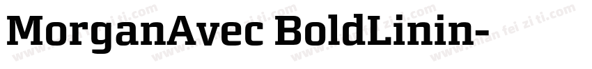 MorganAvec BoldLinin字体转换